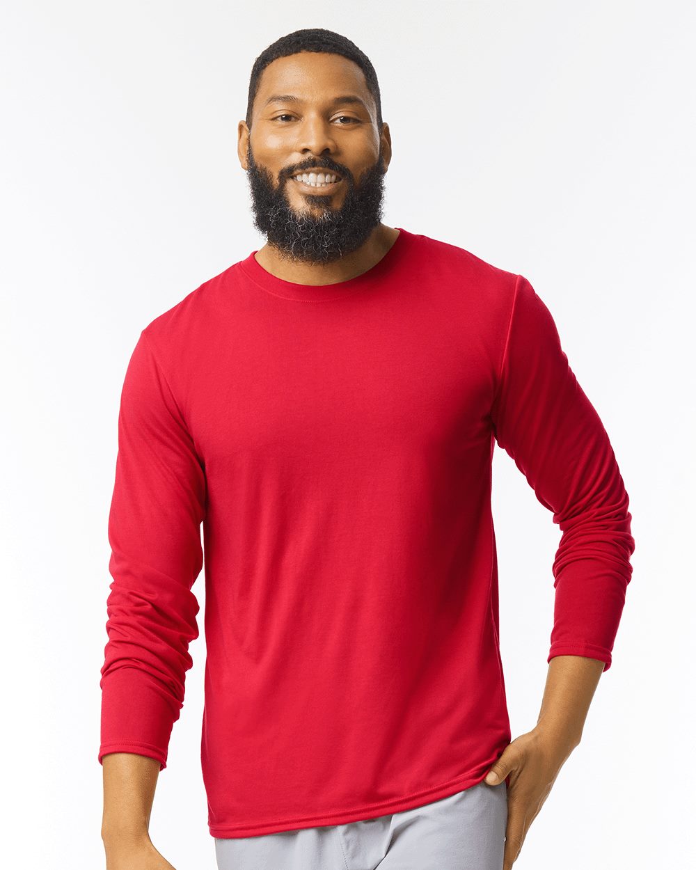 Gildan® Performance Crewneck Long Sleeve T-Shirt