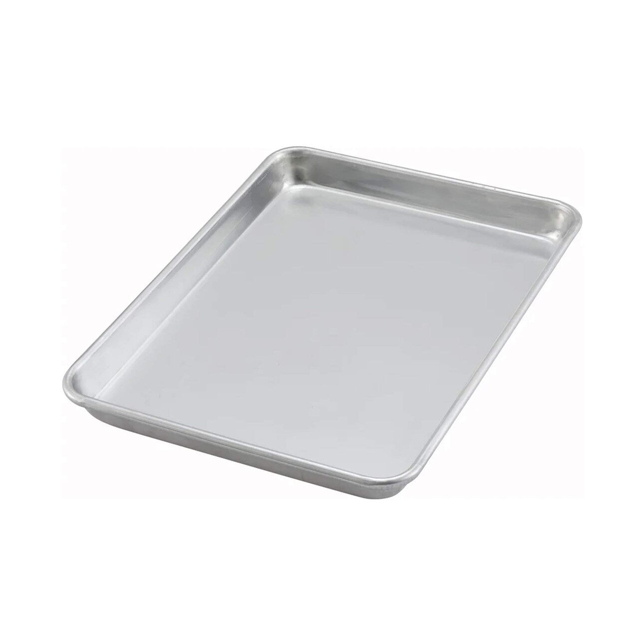13" x 9.5" Quarter-Size Sheet Pan 16 Gauge 3003 Aluminum Open Bead Design