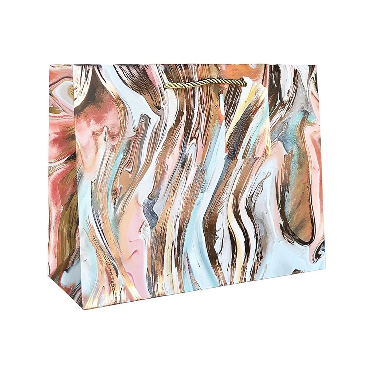 Patterned Gift Bags 10" X 5" X 12 1/2" Sturdy Recycled Paper Bags