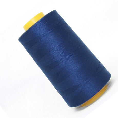 6,000 Yards Dark Blue Polyester Sewing Thread All Purpose Serger & Machine Thread for Quilting, Garments & Crafts