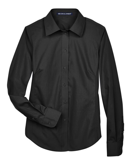 Devon & Jones® Women's Broadcloth Woven Dress Shirt