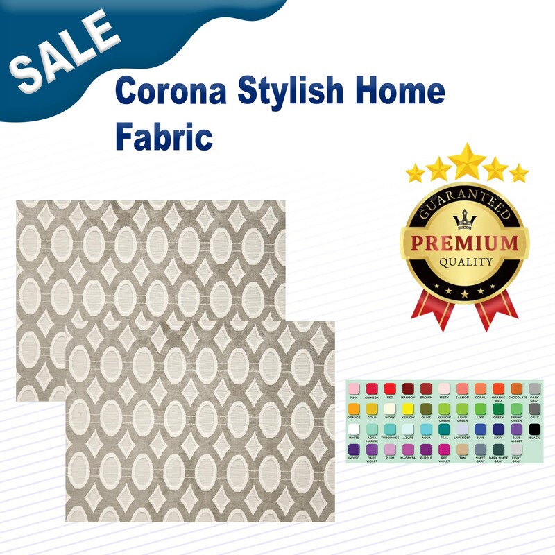 1 Yard Corona Stylish Home Fabric