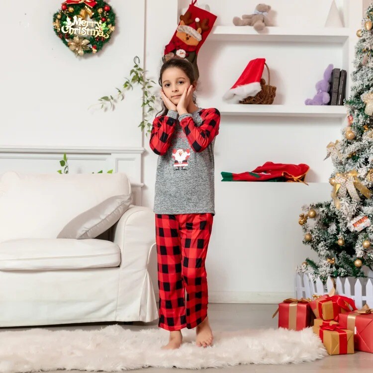 Pumpkin Printed Christmas Pajamas Outfits