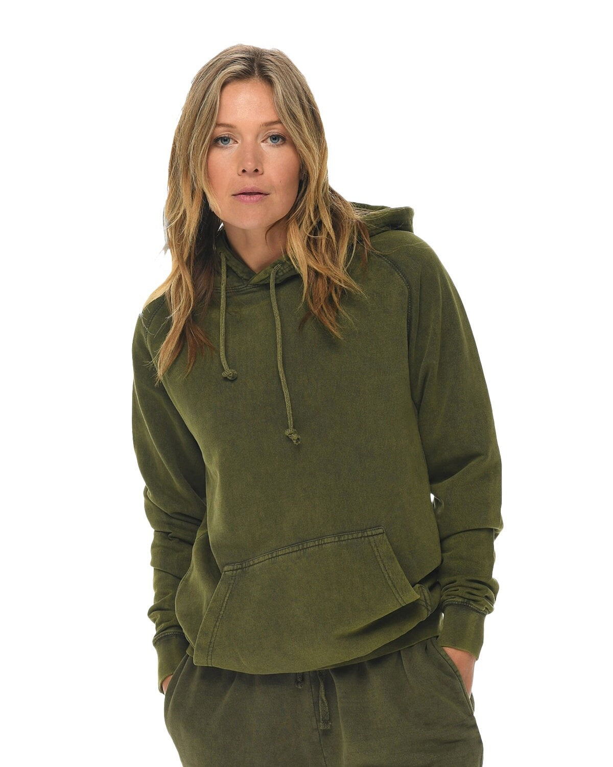 Lane Seven® Vintage Raglan Hooded Sweatshirt