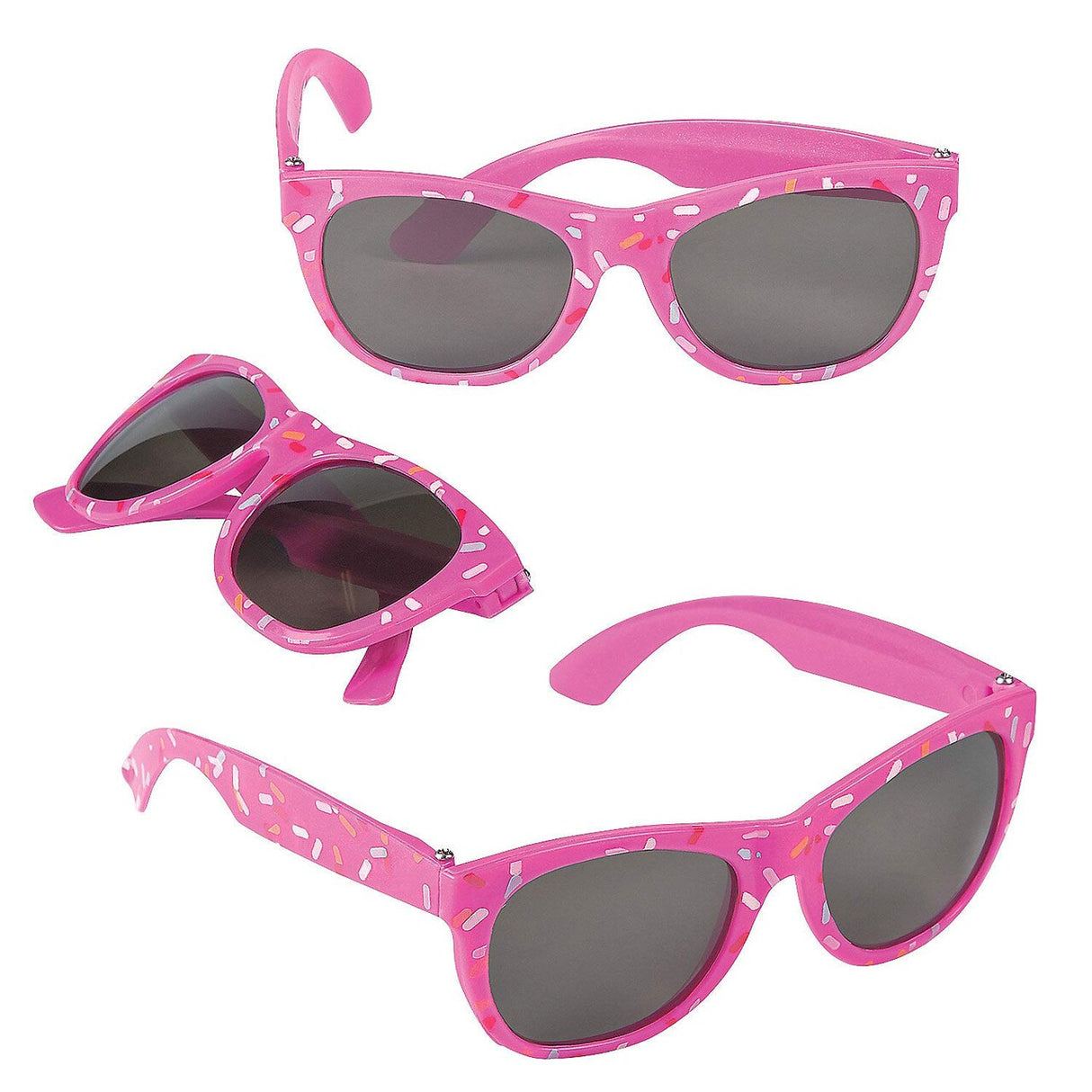 Kids Donut Sprinkle Sunglasses – Pack of 12