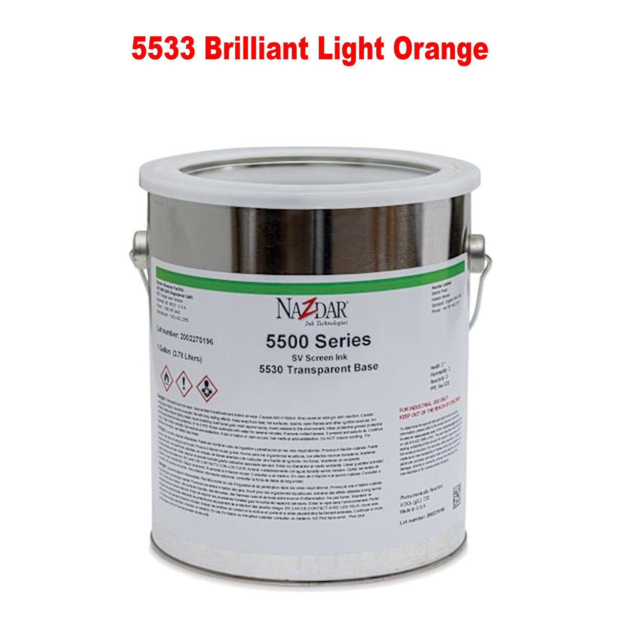 Nazdar Flat Poster Screen Ink