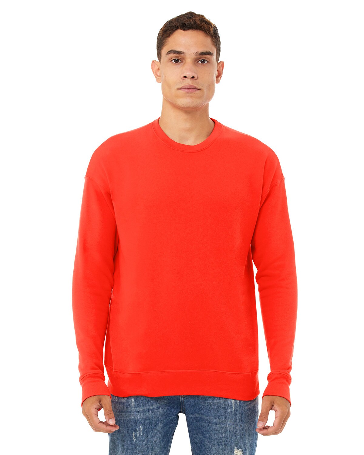 Bella+Canvas® Unisex Sponge Fleece Drop Shoulder Crewneck Sweatshirt