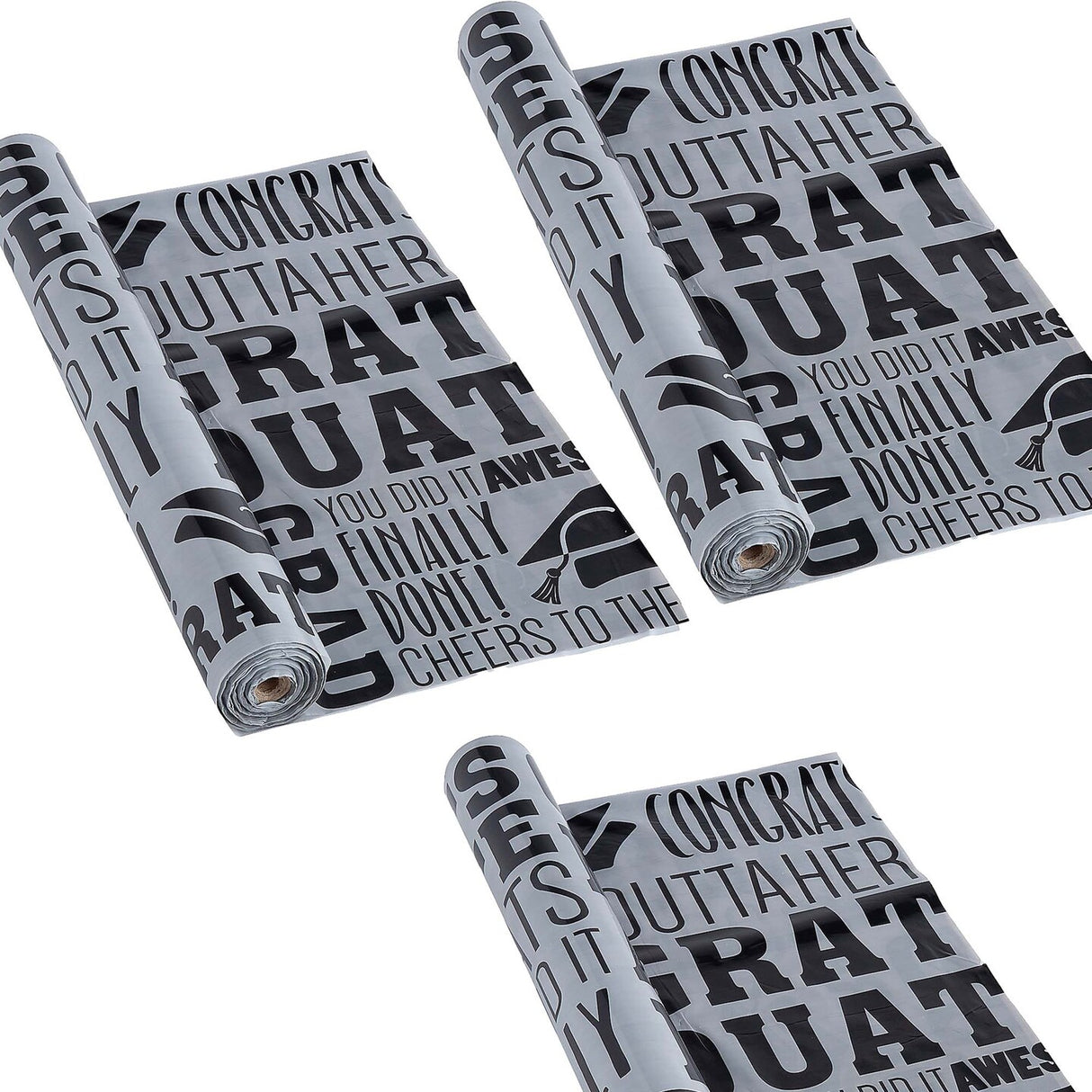 40" x 100 ft. Rad Grad Disposable Plastic Tablecloth Roll