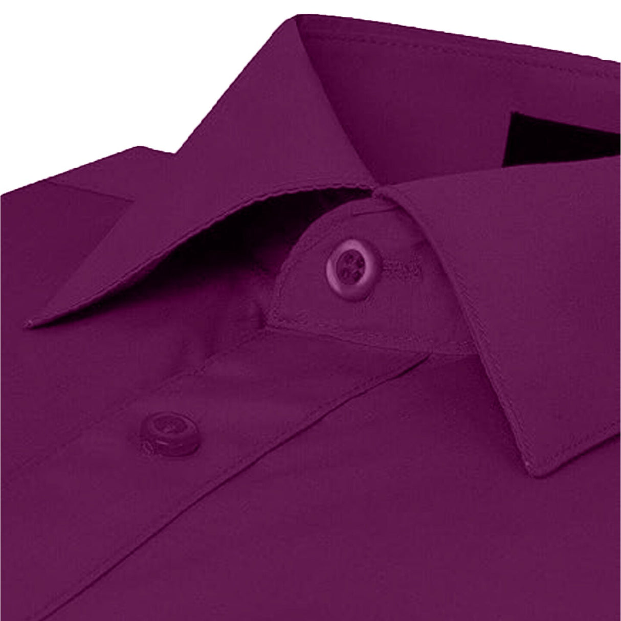 Magenta Long Sleeve Polo Shirt