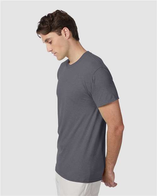 Hanes® Perfect-T Triblend Short Sleeve Crew Neck T-Shirt