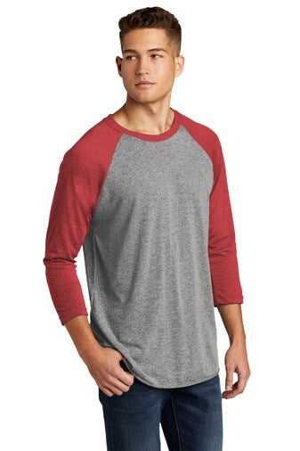Next Level® Unisex Tri Blend Crewneck Three Quarter Sleeve Raglan Tee