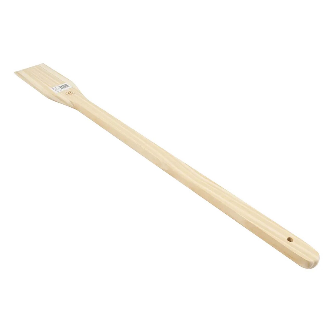 36" Wooden Stirring Paddle with Angled Edge