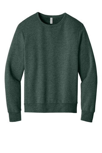 BELLA+CANVAS® Unisex Sponge Fleece Classic Crewneck Long Sleeve Sweatshirt