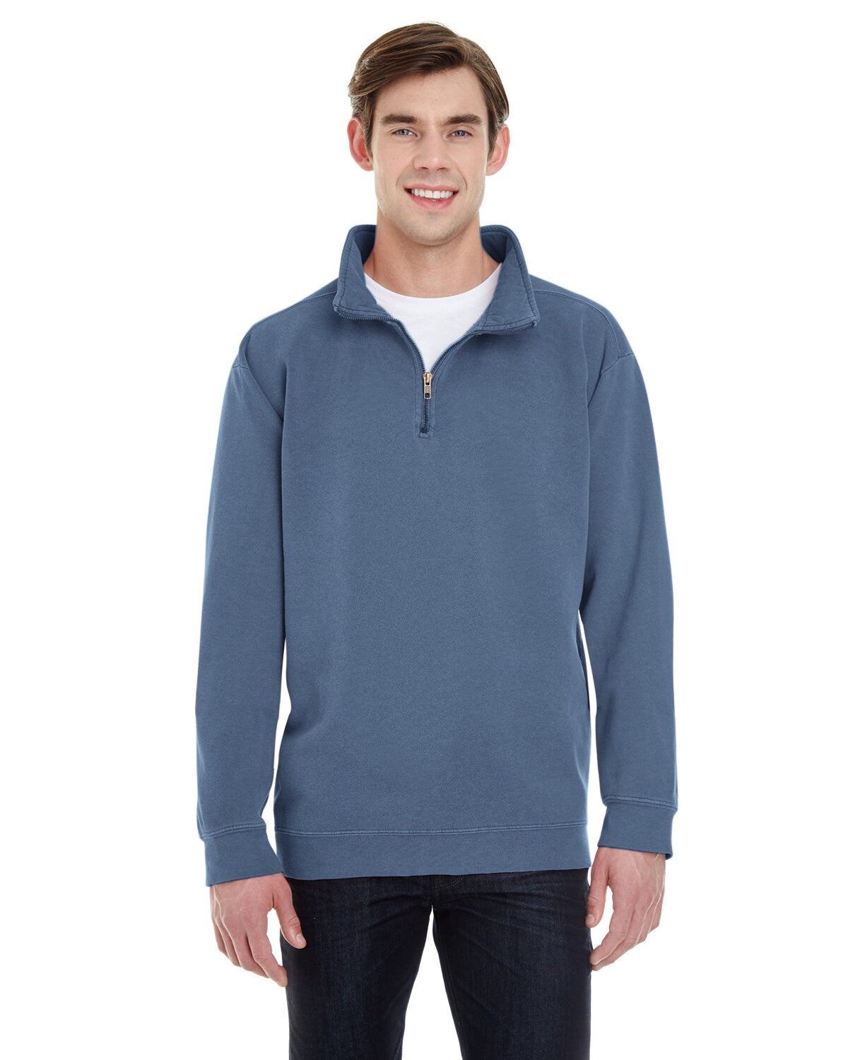 Comfort Colors® Stylish Quarter Zip Sweatshirt