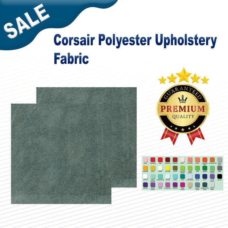 1 Yard Corsair Polyester Upholstery Fabric