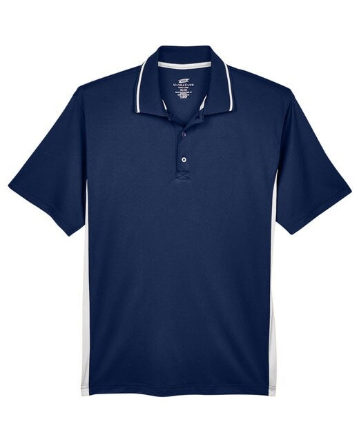 UltraClub® Men's Cool & Dry Sport Two-Tone Polo