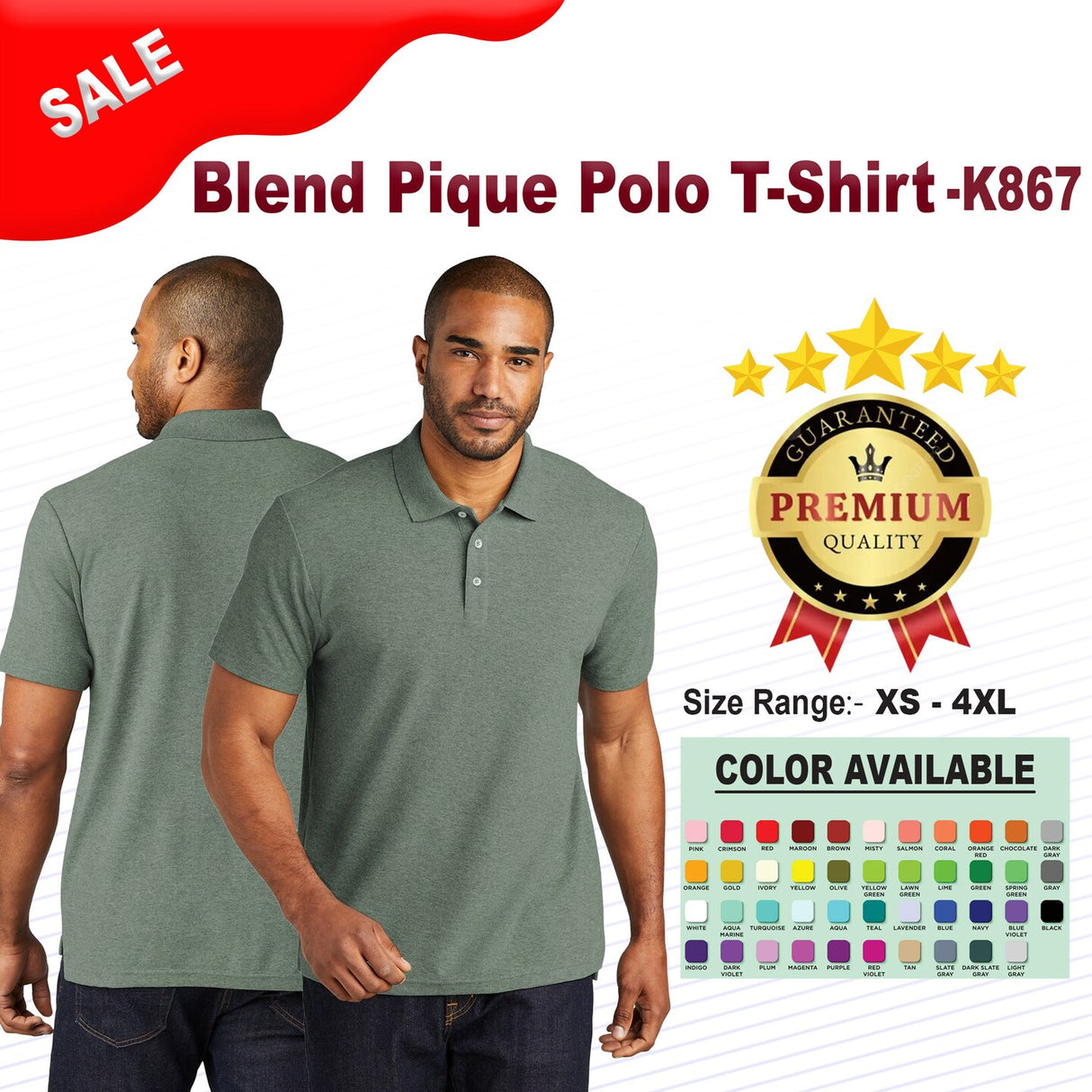Port Authority® Blend Pique Polo T-Shirt