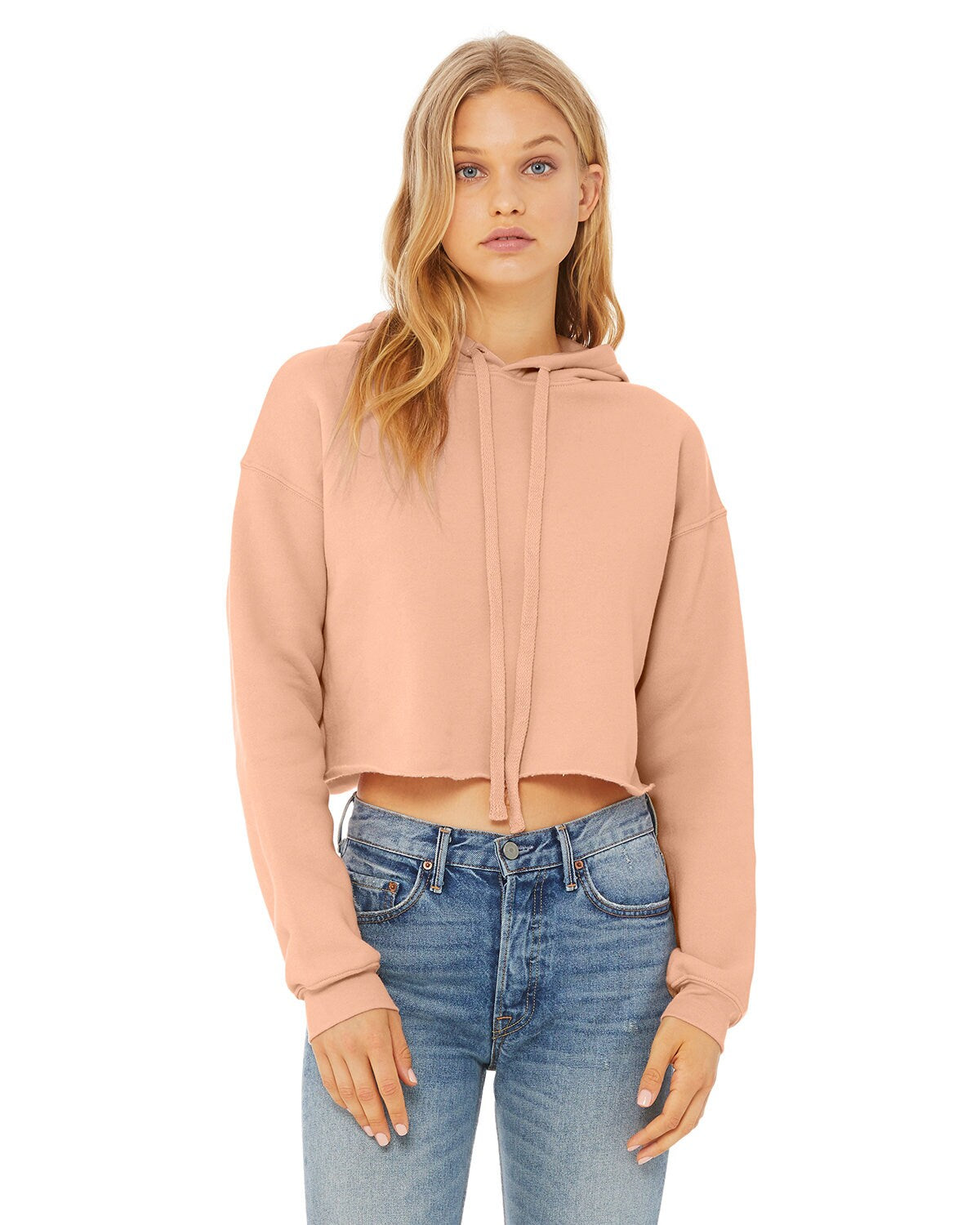 BELLA+CANVAS® Women’s Cropped Fleece Hoodie Sweatshirt Soft, Sustainable & Stylish
