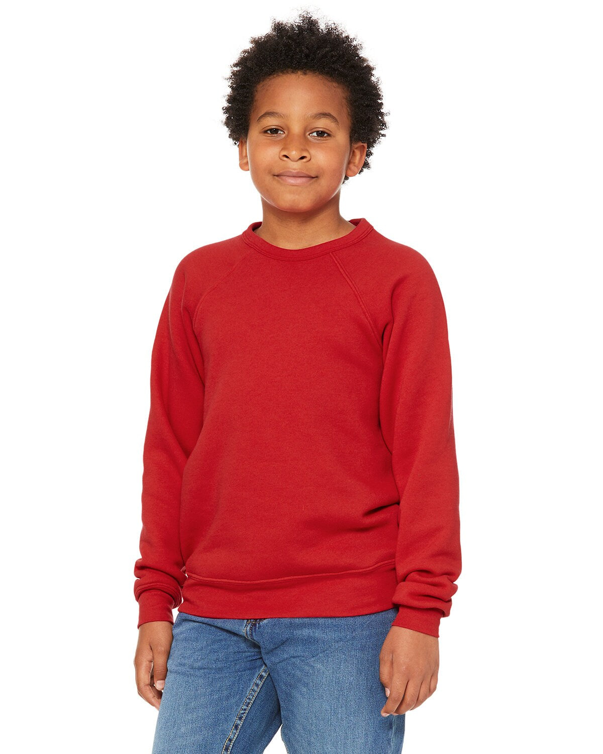 BELLA + CANVAS® Youth Sponge Fleece Crewneck Sweatshirt