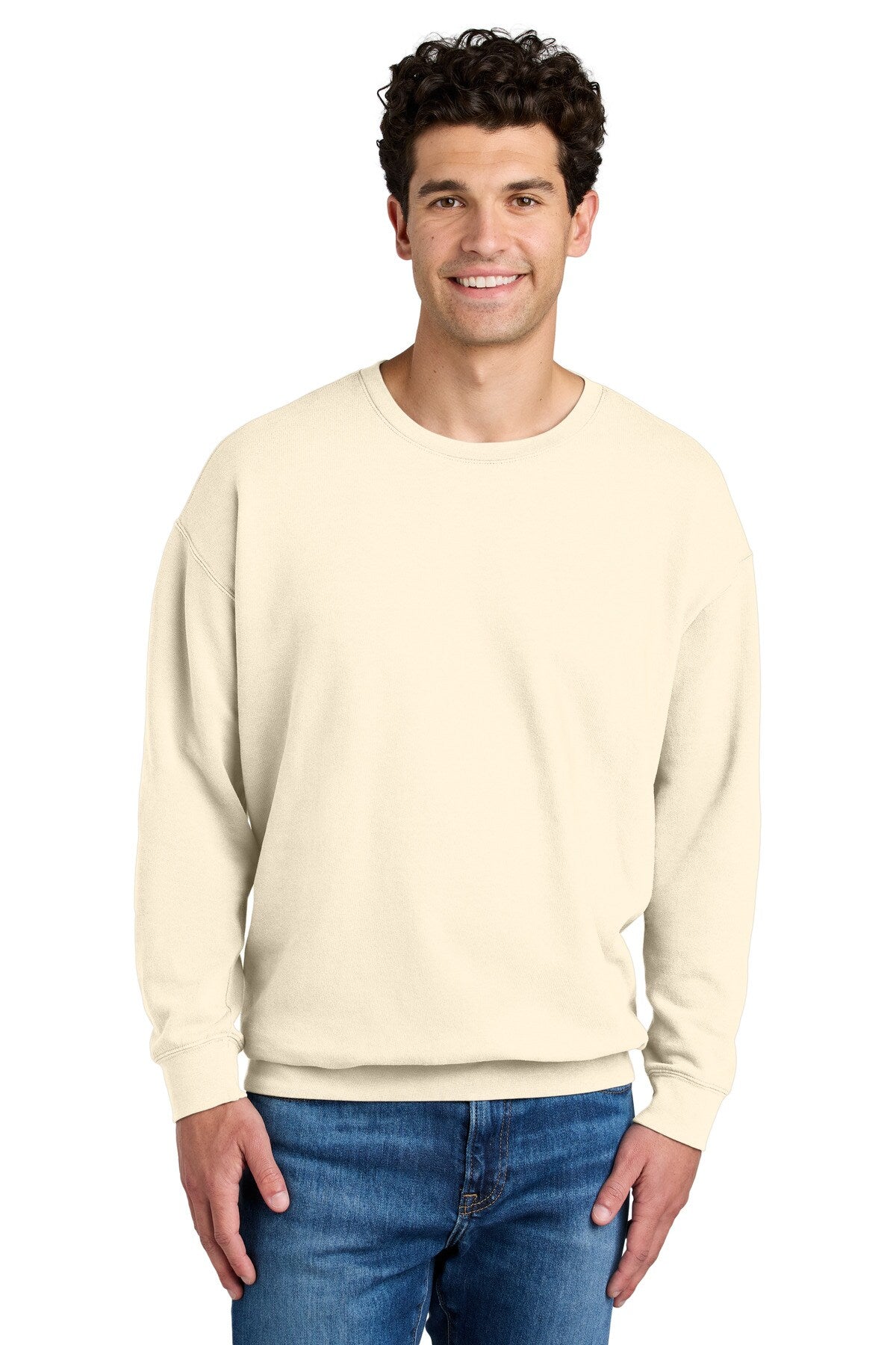 Comfort Colors® Lightweight Crewneck Long Sleeve Sweatshirt - 1466