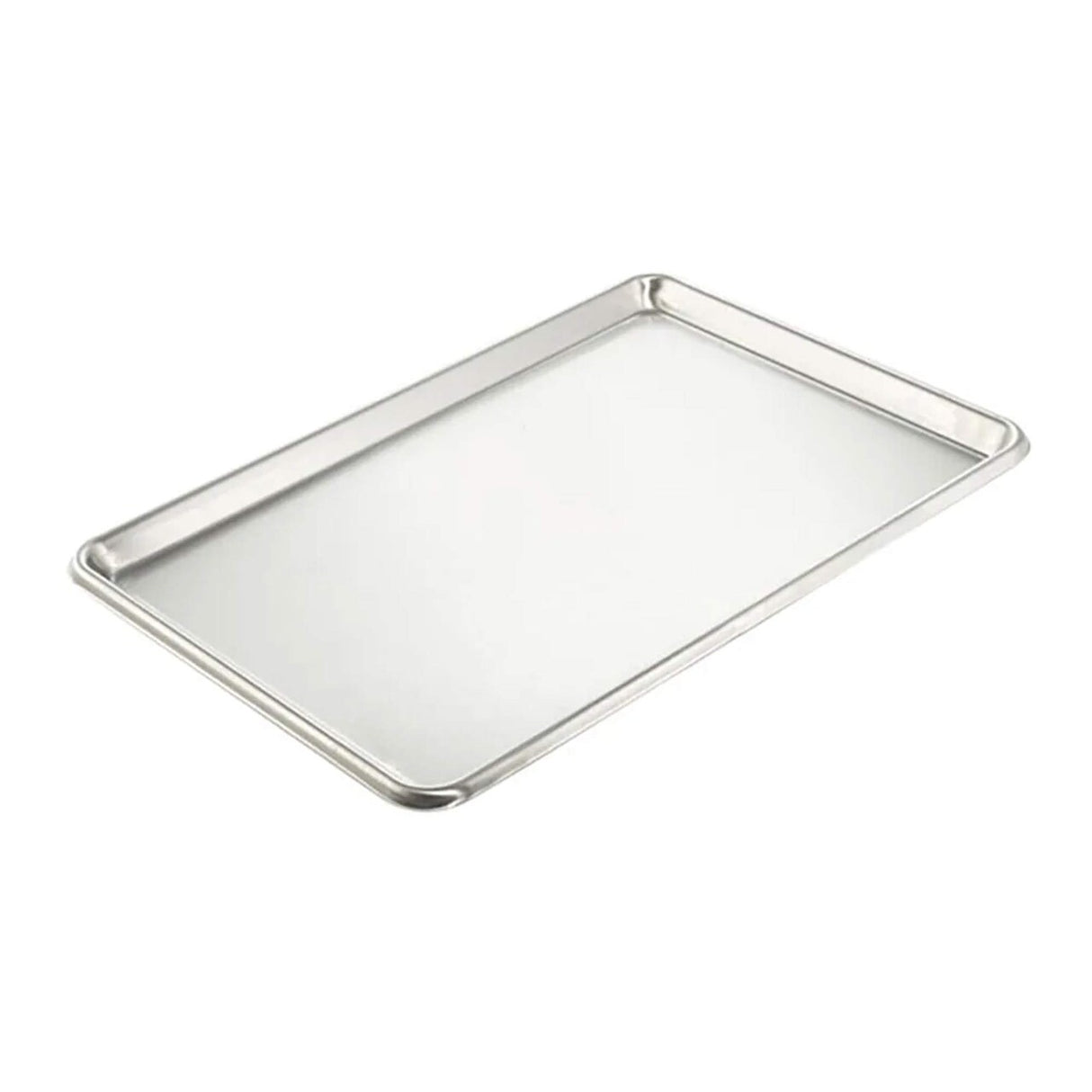 22" x 16" Two Thirds Size Sheet Pan 20 Gauge Stainless Steel Open Bead Edge