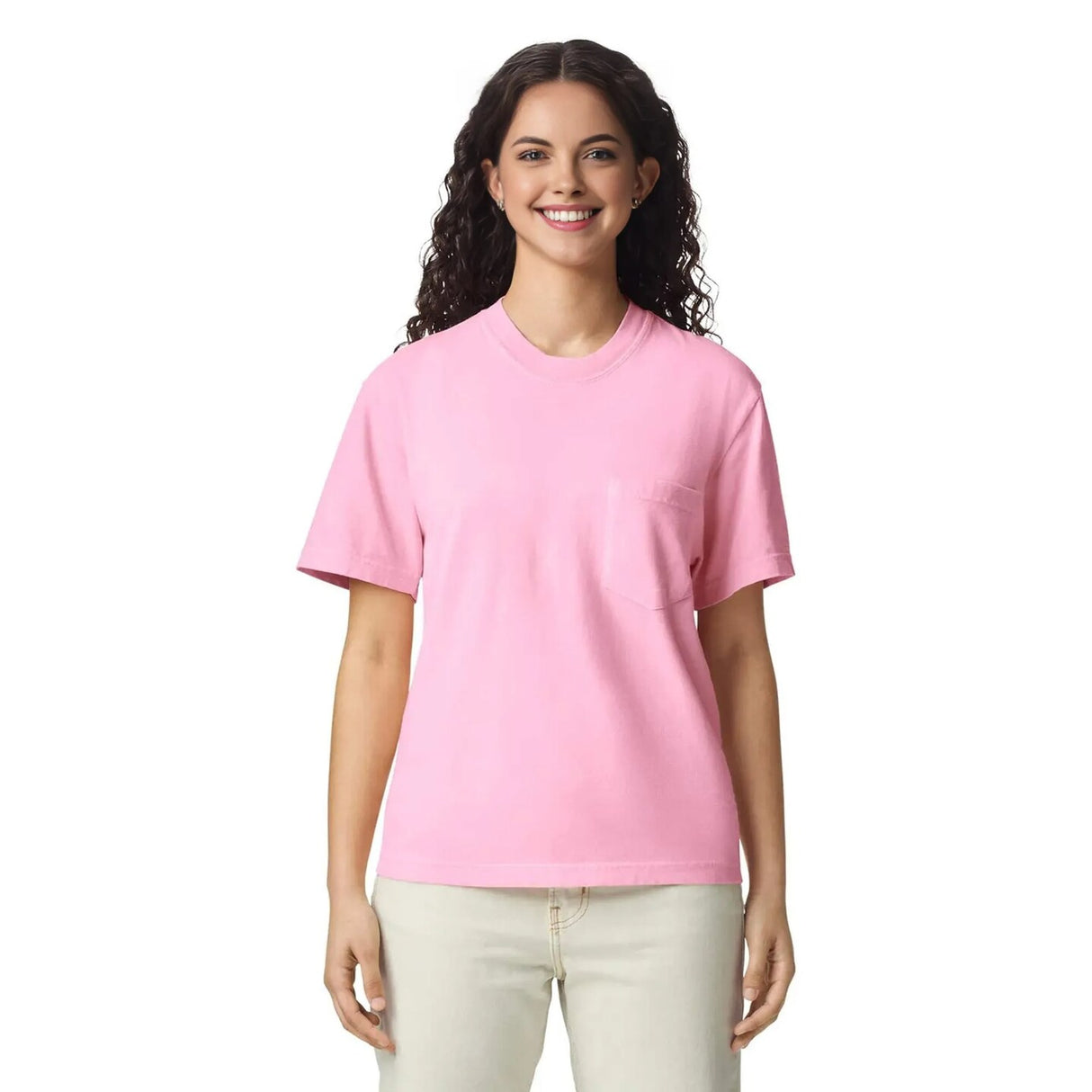 Comfort Colors® Garment-Dyed Heavyweight Pocket Crewneck Short Sleeve T-Shirt