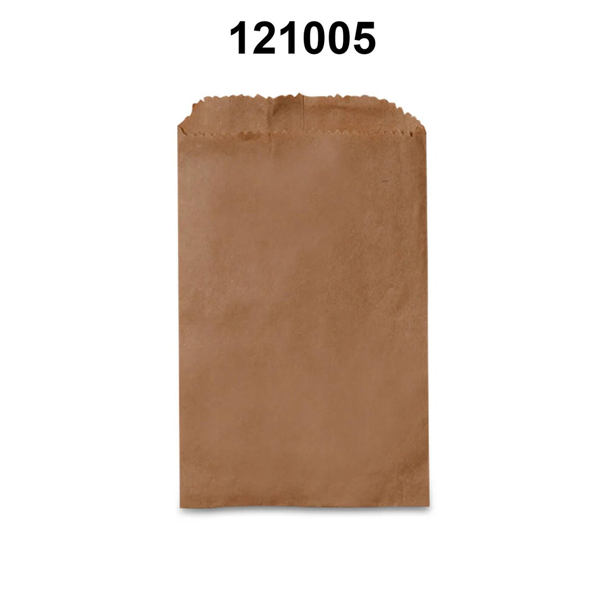 Flat Kraft Paper Bags 5" x 7 1/2"