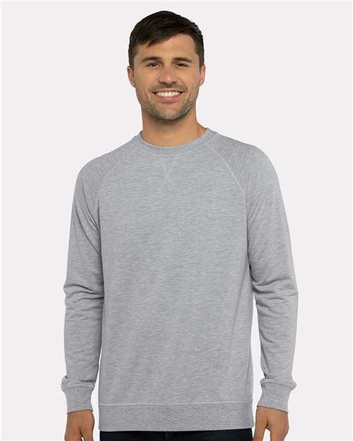 Next Level® Unisex Laguna Raglan Crewneck Sweatshirt