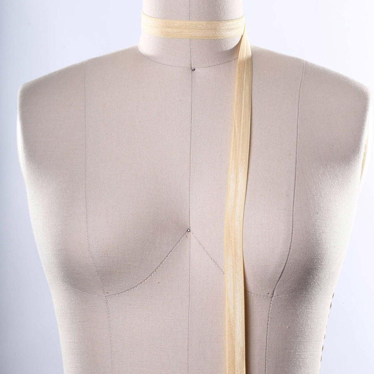 5/8" 3 Yards Butter Yellow Fold Over Elastic Trim Foldover Elastic for Hair Bows DIY Sewing