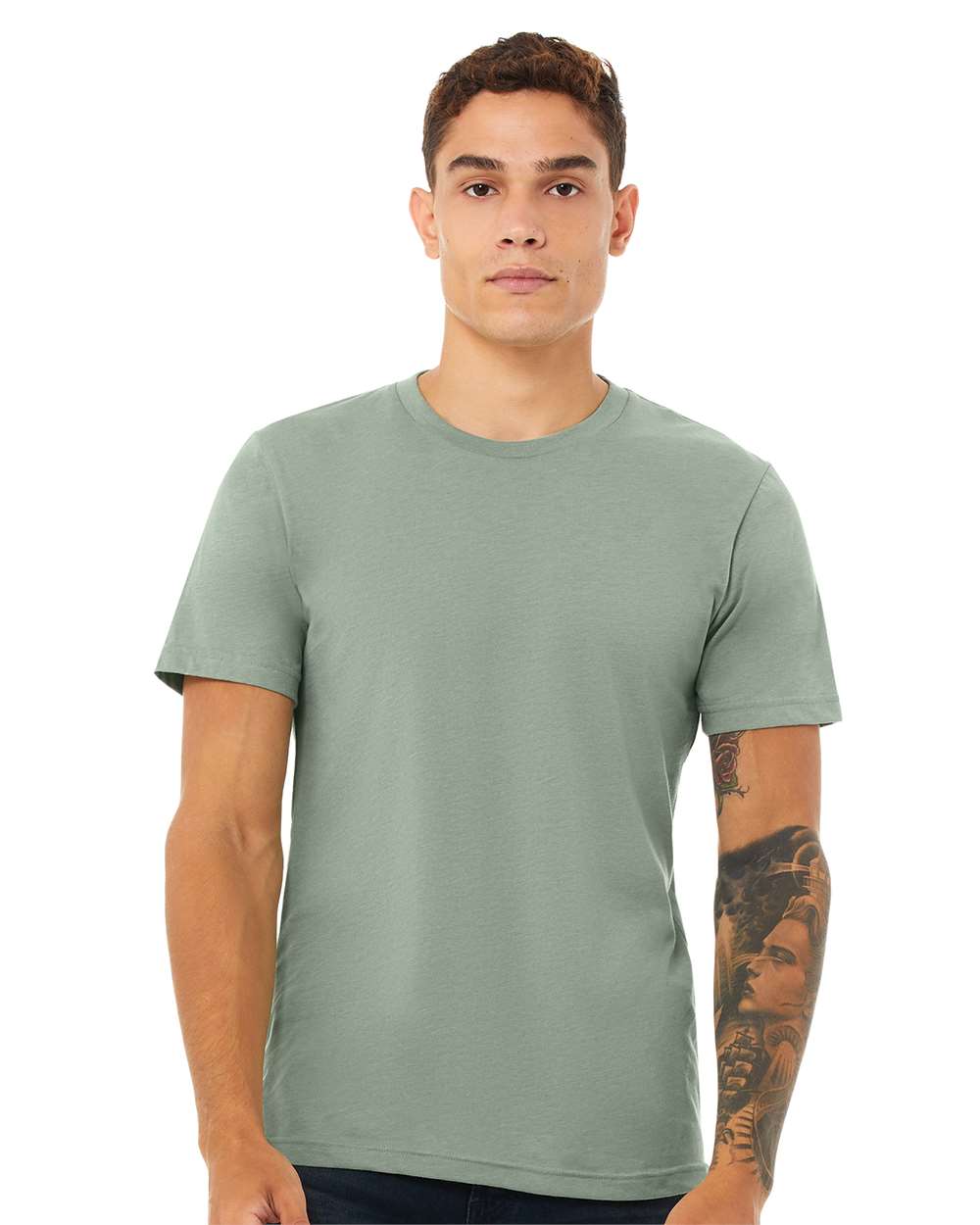 BELLA + CANVAS® CVC Crewneck Short Sleeve Jersey Tee