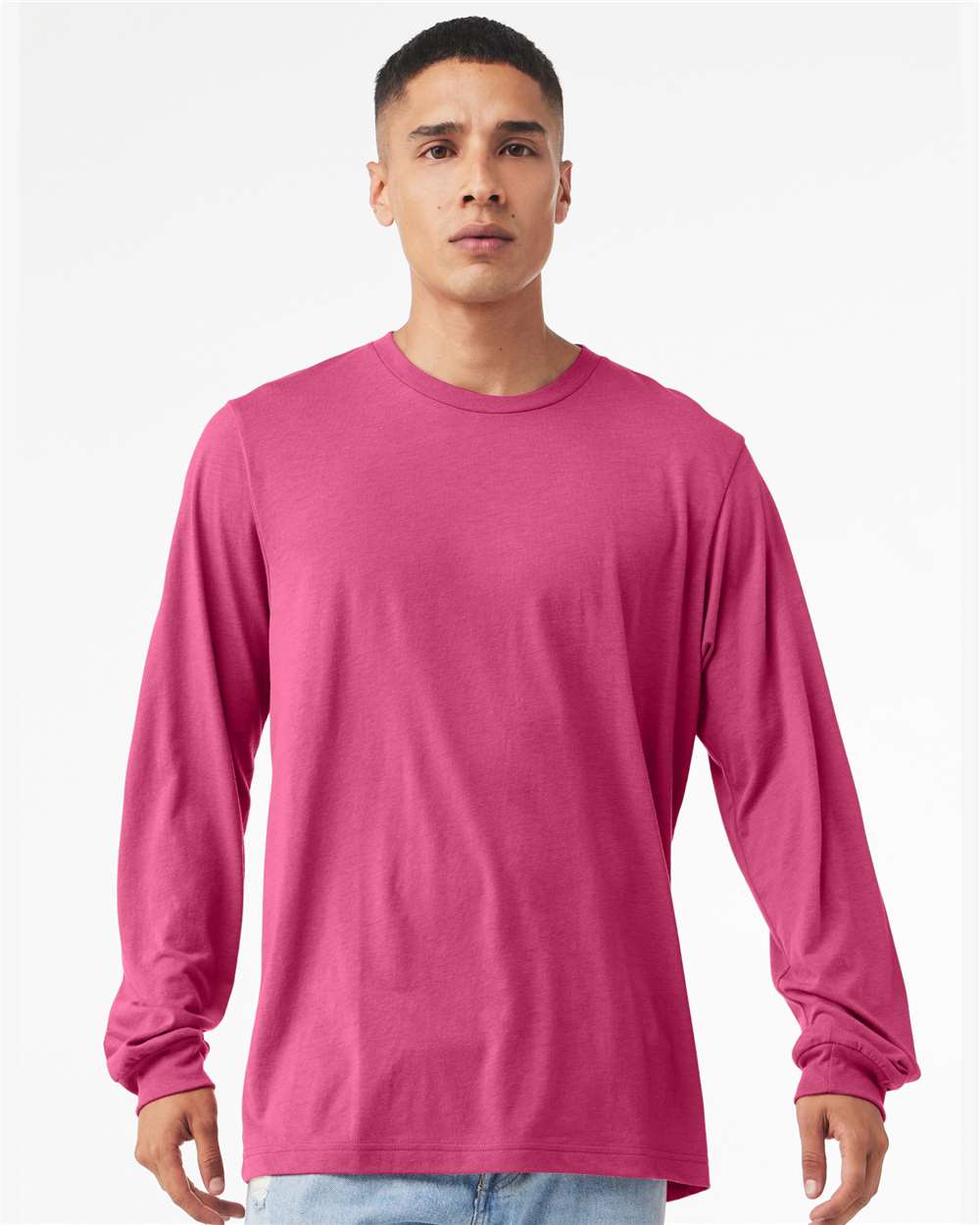 BELLA + CANVAS® Unisex Jersey Crewneck Long Sleeve Tee