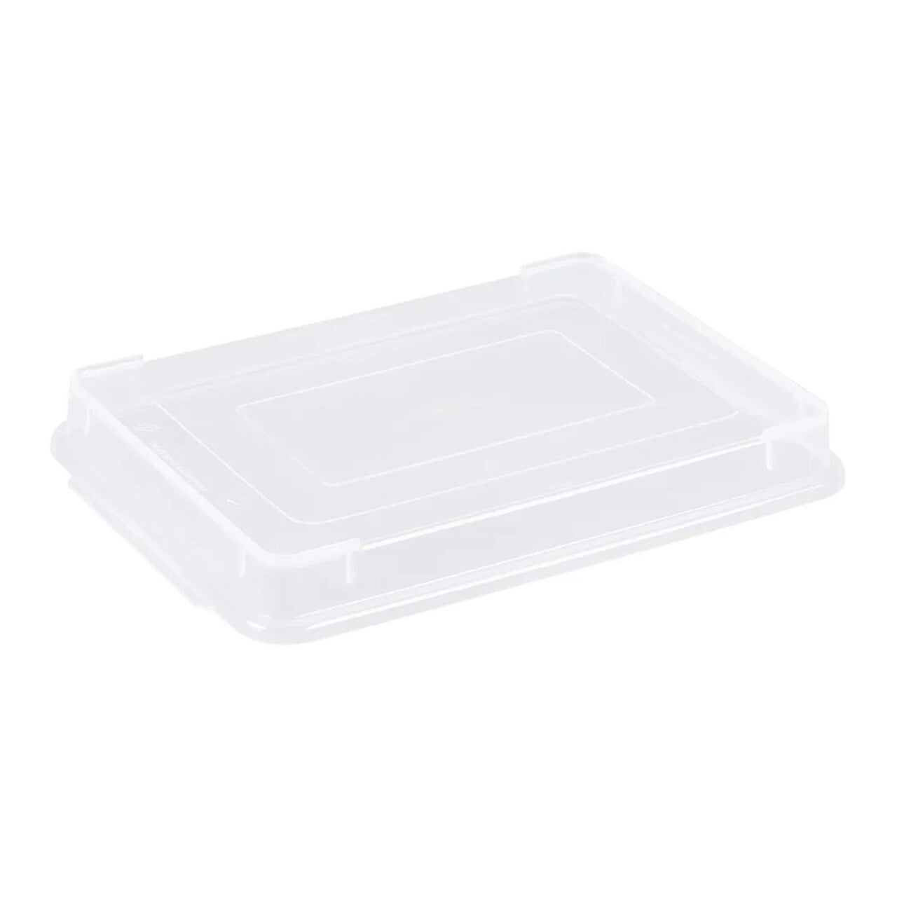 Quarter-Size Sheet Pan Cover 13¾" x 9¾" x 1" Clear Polypropylene Snap On Fit