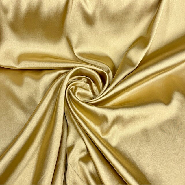 1 Yard 60” Stretch Charmeuse Satin Fabric – 195 GSM, Silky 2 Way Stretch for Bridal, Evening Dresses & Event Décor (97% Polyester, 3% Spandex)