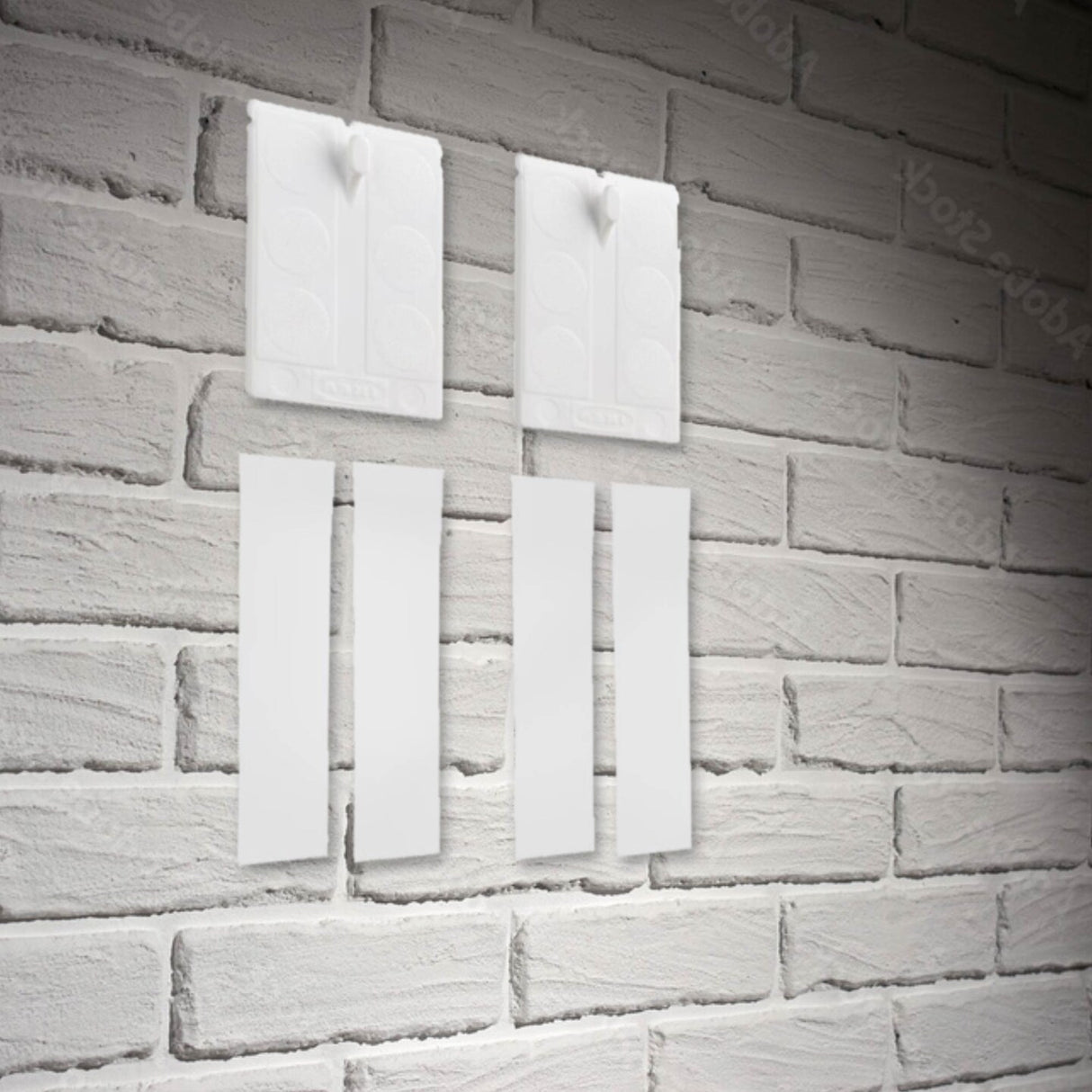 White Adhesive Hook for Frames – No-Drill Wall Hanging Solution