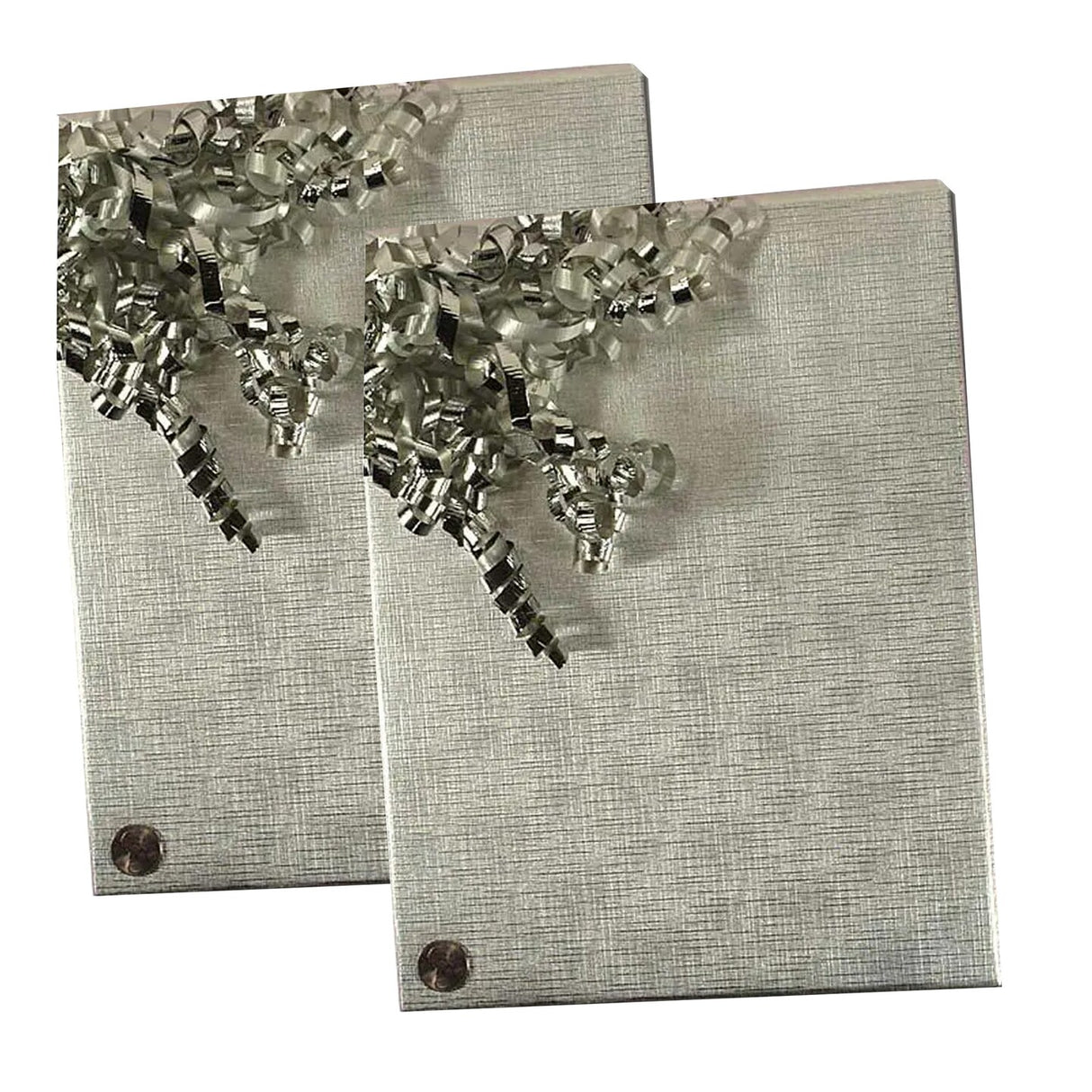 Silver Textured Embossed Metallic Wrapping Paper 24" x 833" Jumbo Roll