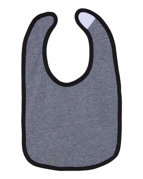 RADYAN® Infant Contrast Trim Premium Jersey Bib - 1004