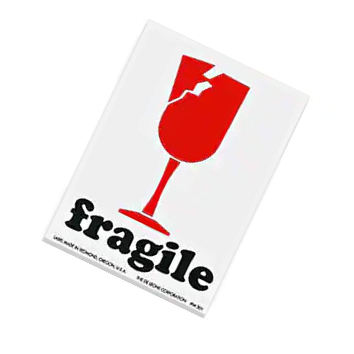 Spacious 3" x 4" Glass Labels 500 Labels per Roll