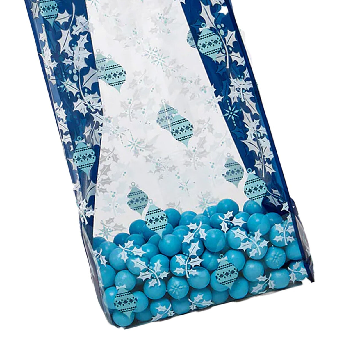 Christmas Patterned Cello Bags 5” x 3” x 11.5”