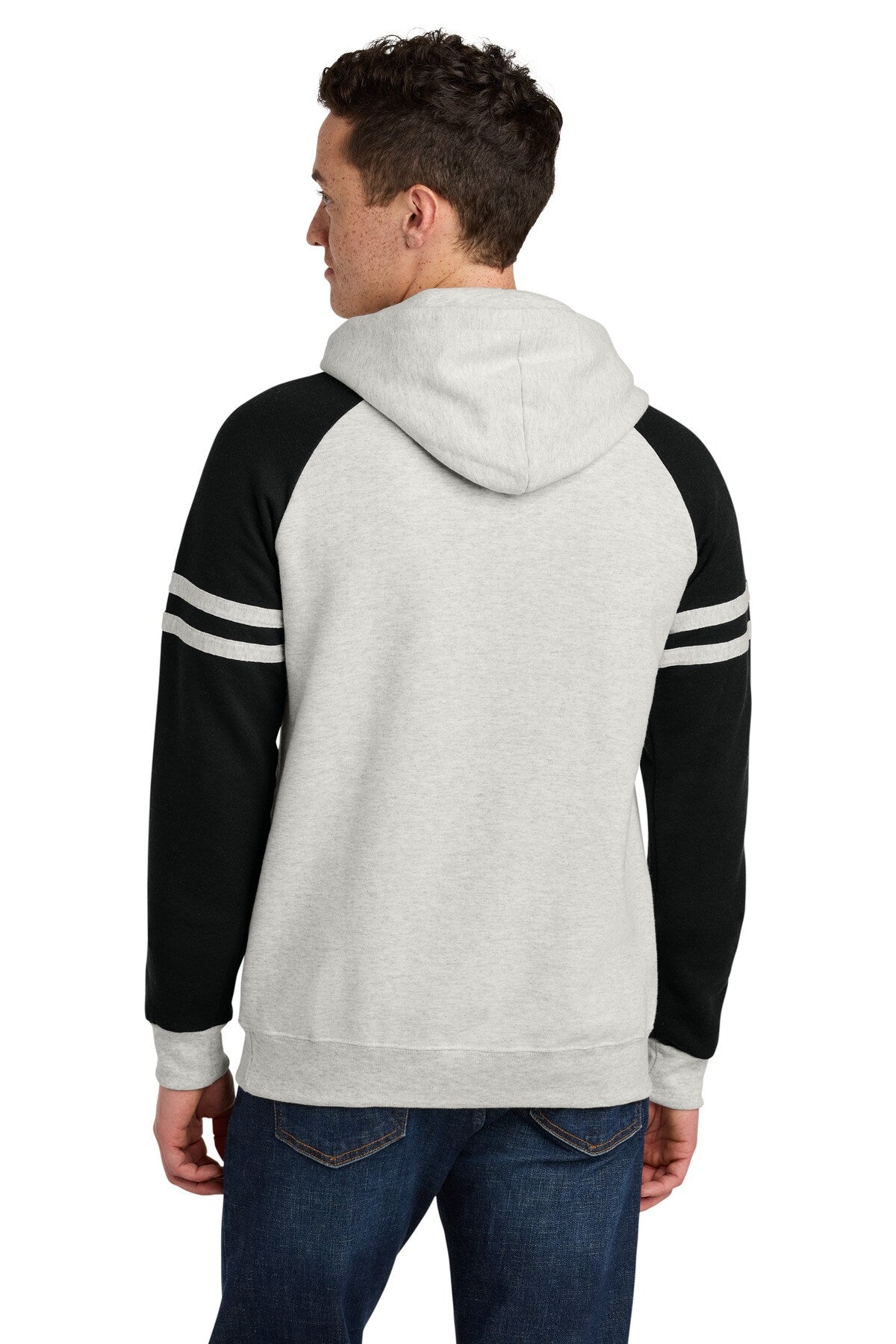 Jerzees® adult NuBlend Varsity Colorblock Hooded Sweatshirt