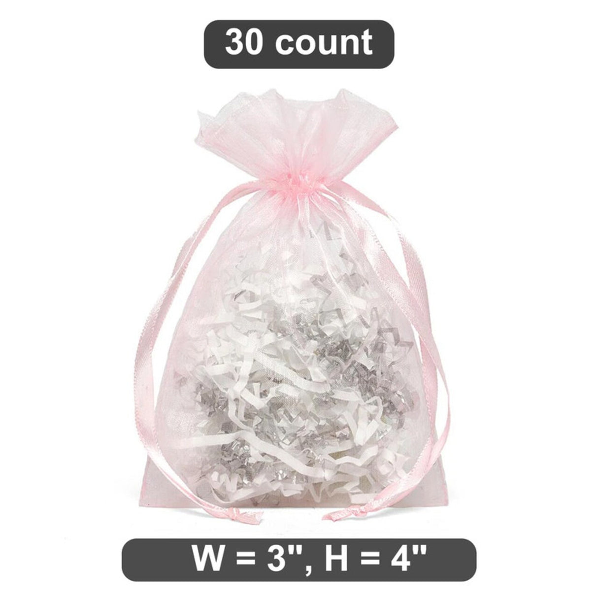 3" x 4" Organza Bag Elegant Mini Pouch