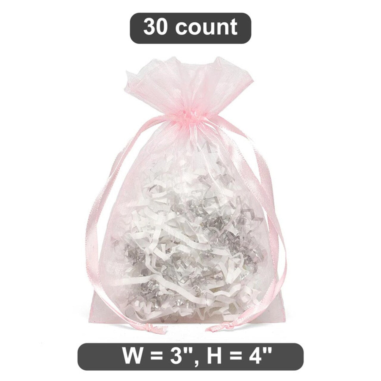 3" x 4" Organza Bag Elegant Mini Pouch