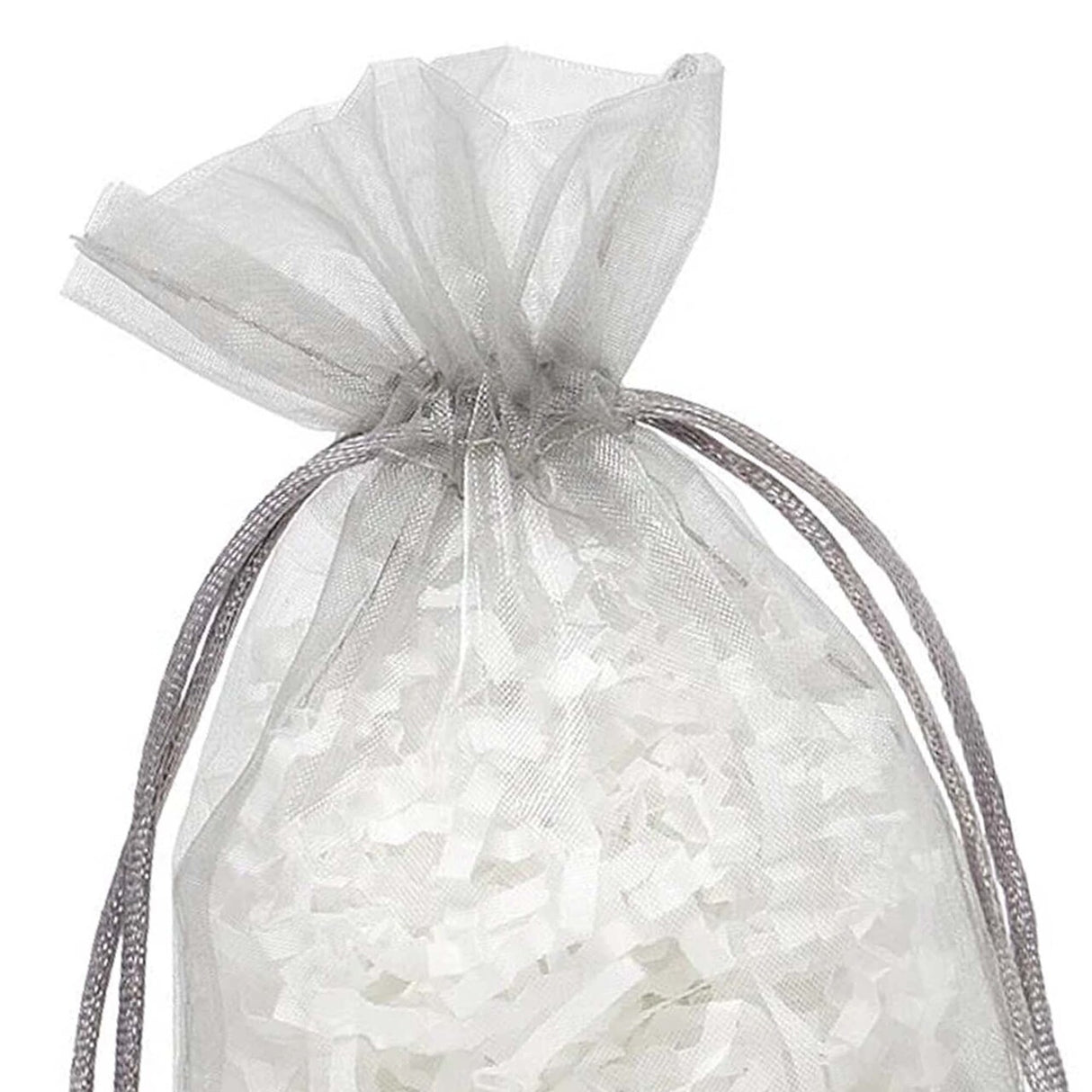 Flat Bottom Organza Bags 5 1/2''x11/2''x10 1/2'' for Wedding Gift Bags