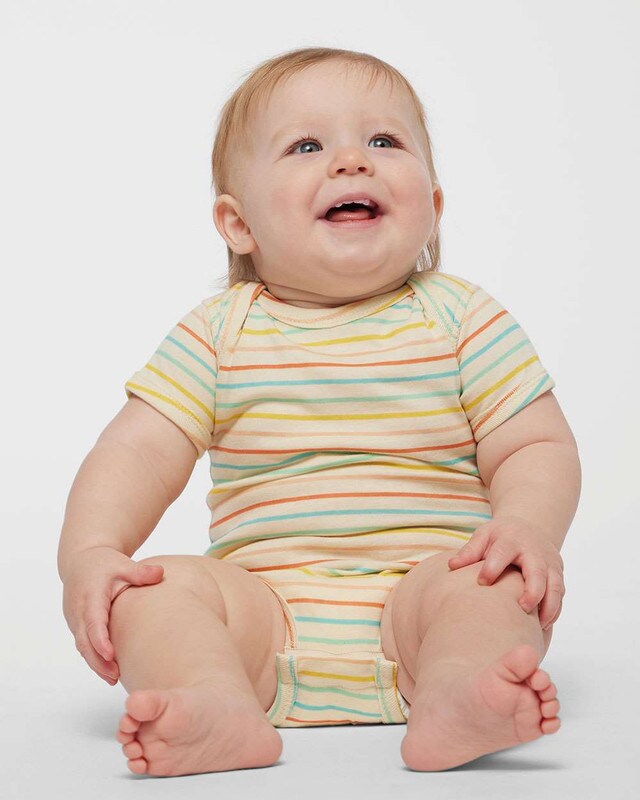RADYAN® Gentle Touch Fine Jersey Baby Bodysuit