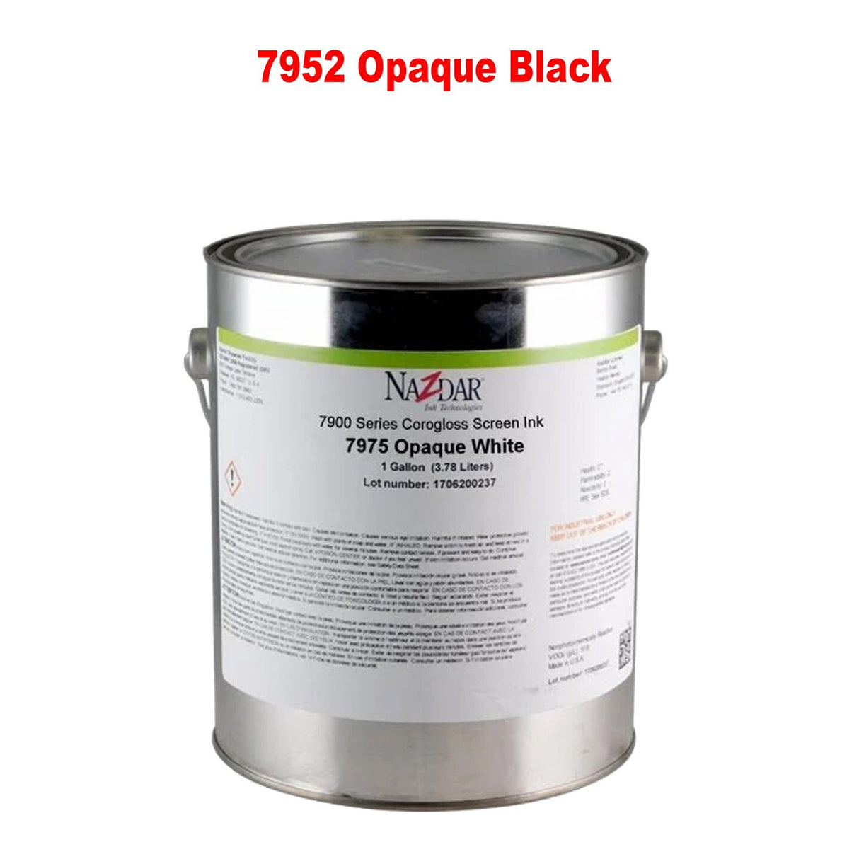 Nazdar Corogloss Ink Durable Glossy Finish