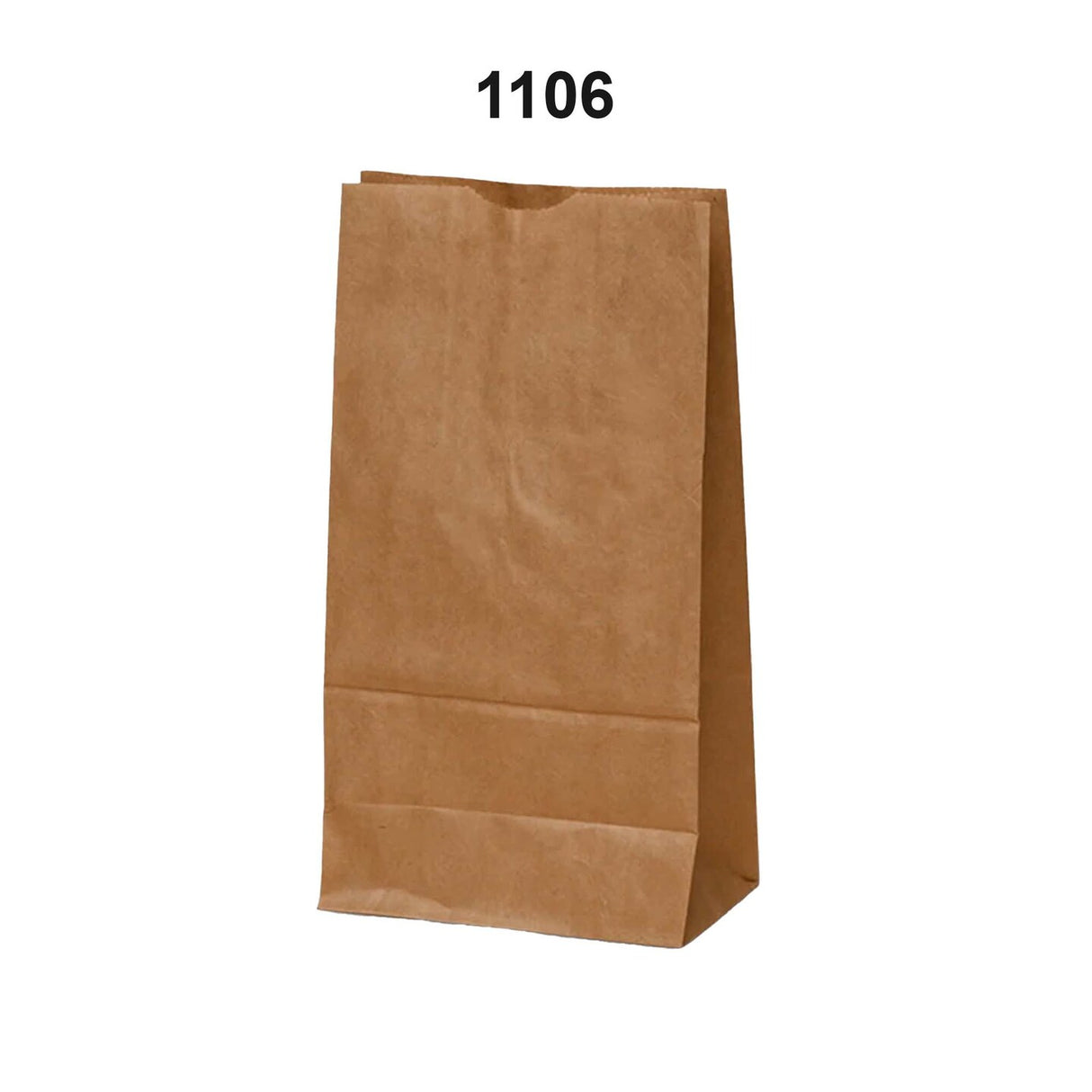 Kraft Retail Bags 6'' x 3 5/8'' x 11''