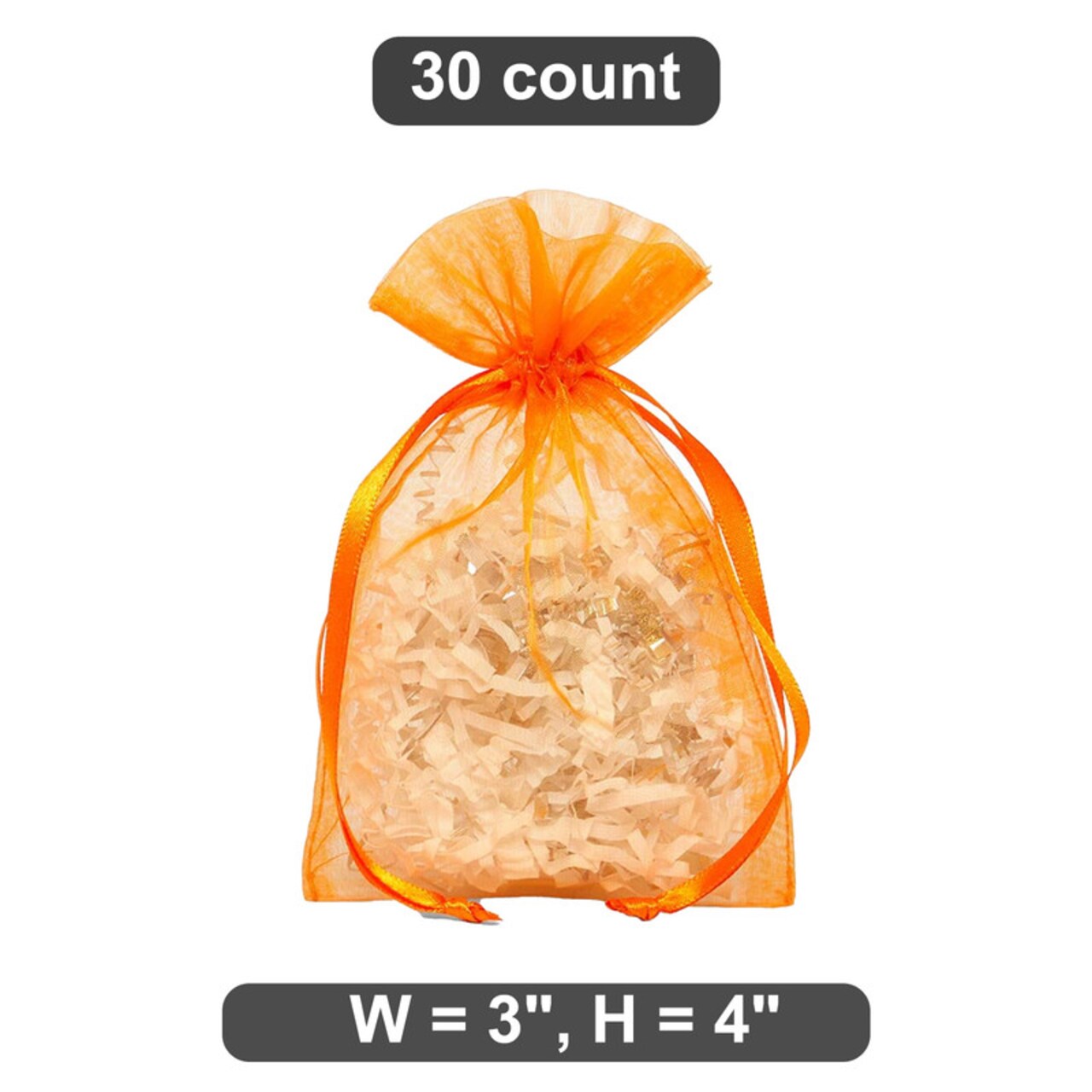 3" x 4" Organza Bag Compact and Chic Packaging