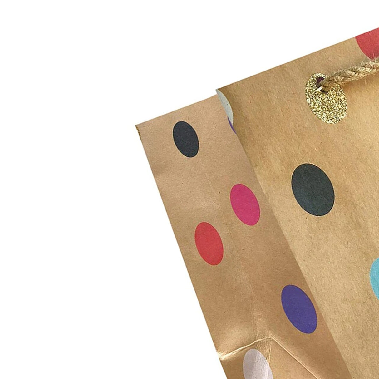 Patterned Gift Bags 6" X 3" X 7 1/2" Durable Paper Gift Bags