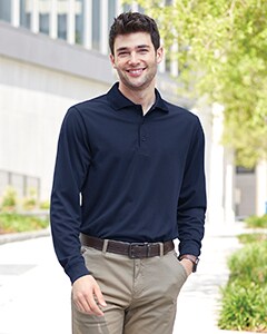 CORE® Men's Pinnacle Performance Long-Sleeve Piqué Polo