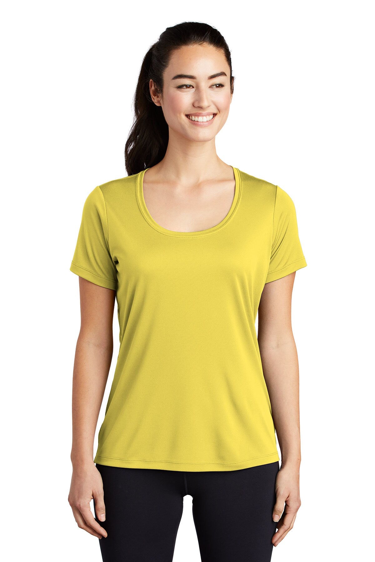 Sport-Tek®- Ladies Scoop Neck Short Sleeve Tee