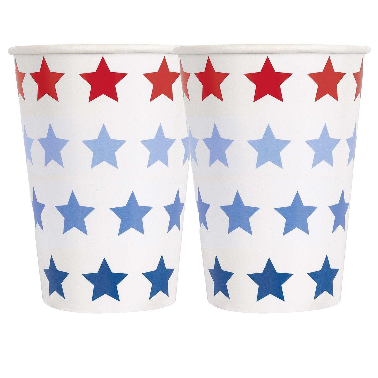 Patriotic USA 12oz Paper Cups 10ct